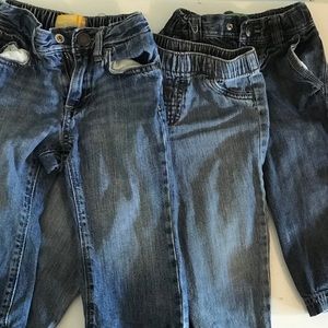 Lot of boys toddler denim jeans. 18-24 months